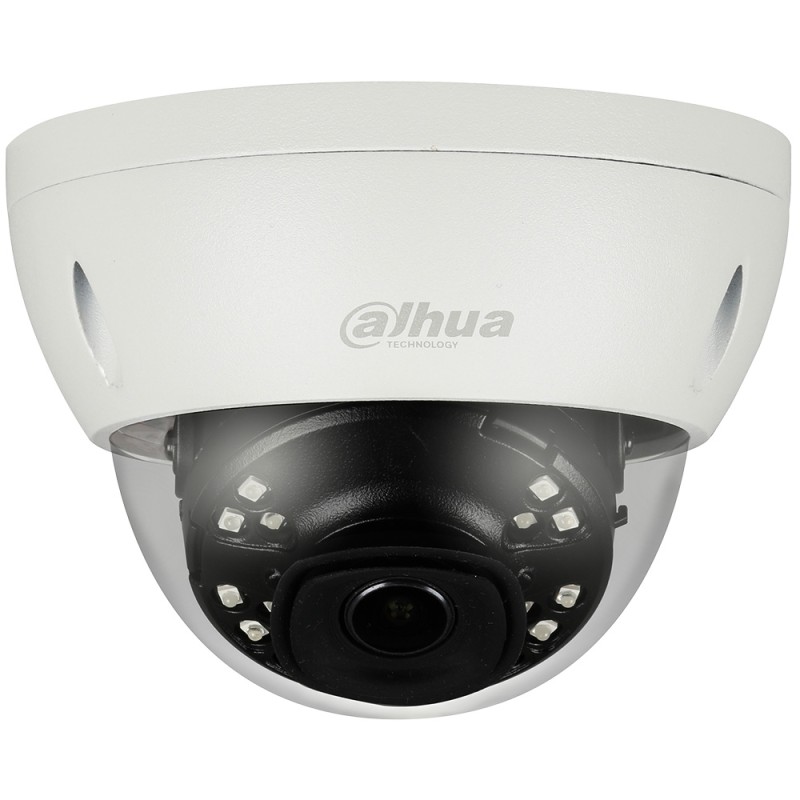 Dahua HD-CVI-Dome-Kamera, 2MP, 2,8mm, IR 30m, IP67, IK10, Weiss - DH-HAC-HDBW1200EP-0280B-S5 - 1