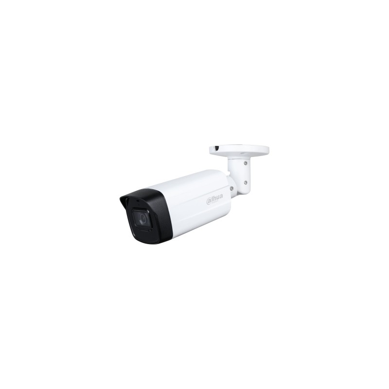 Dahua HD-CVI bullet camera, 2MP, 2.8mm, IR 40m, IP67, white - DH-HAC-HFW1200THP-I4-A-0280B-S6 - 2