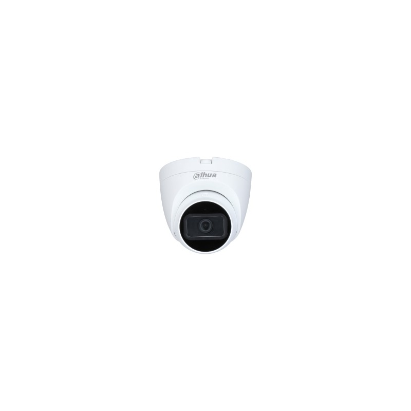 Dahua HD-CVI-Eyeball-Kamera, 2 MP, 2,8 mm, IR 20 m, Weiss - DH-HAC-HDW1200TRQP-0280B-S6 - 2