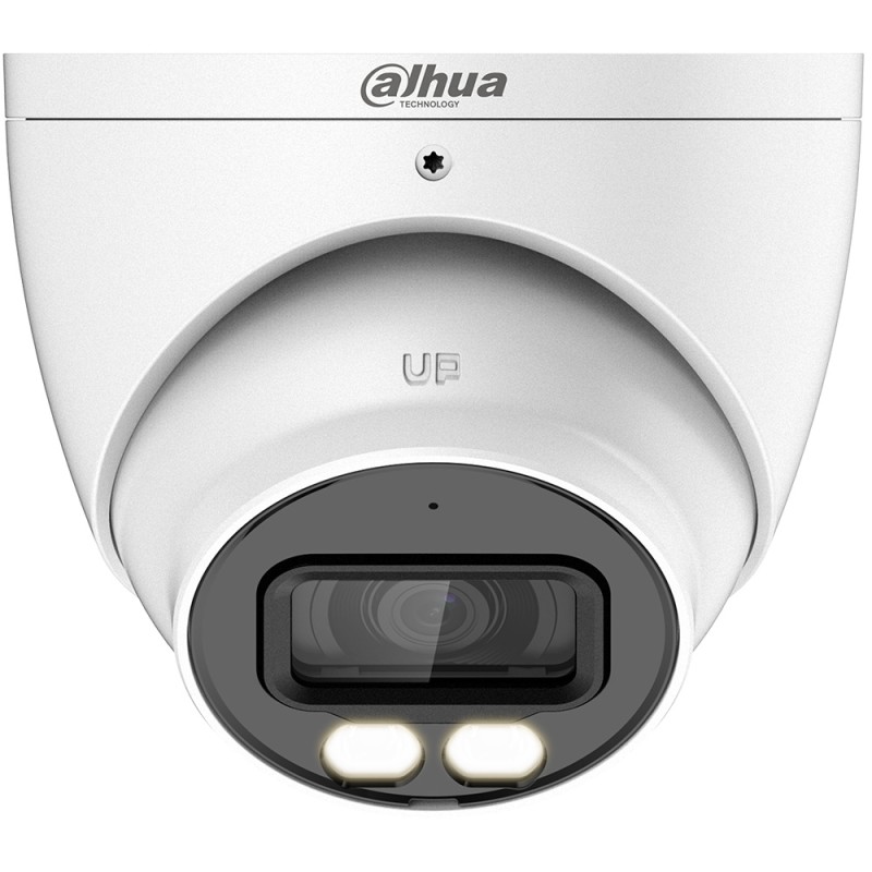 Dahua HD-CVI Eyeball Camera, 5 MP, 2.8 mm, IR 40 m, IP67, white - DH-HAC-HDW1509TP-IL-A-0280B-S2 - 2