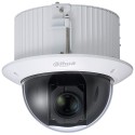 Dahua HD-CVI-PTZ-Dome-Kamera, 2MP, 4,8-120mm, IK10, Weiss, Unterputz
