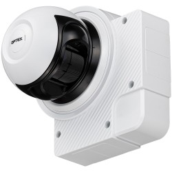 LiDAR-Bewegugsmelder, 20m/95°, 2 Eingänge, IP66, NDAA, weiß