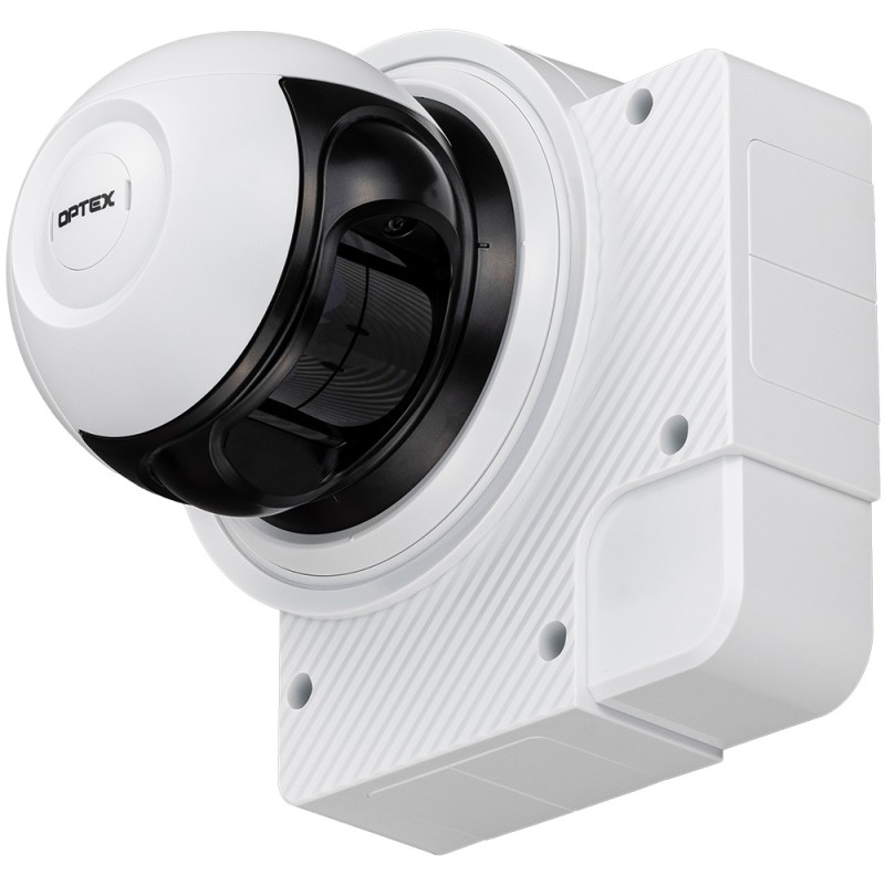 LiDAR-Bewegugsmelder, 20m/95°, 2 Eingänge, IP66, NDAA, weiß