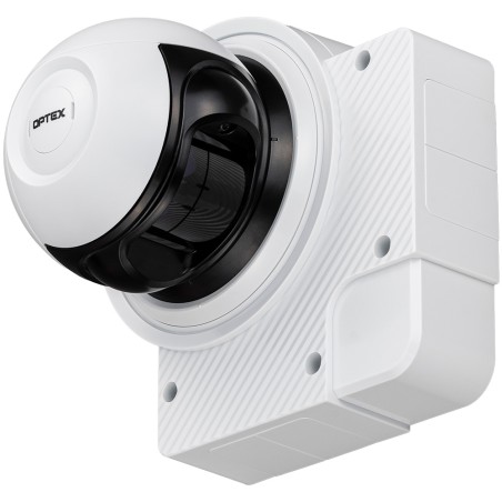 LiDAR-Bewegugsmelder, 20m/95°, 2 Eingänge, IP66, NDAA, weiß