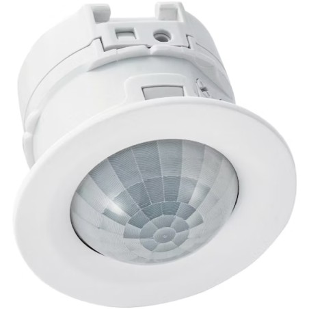 PIR motion detector, battery-operated, ceiling, 6m/360°, white, flush-mounted, - AP-360BR(C) - 1