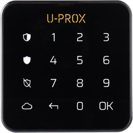 listrongFunk-Tastatur:/strong Komfortable Steuerung von Scharf-/Unscharfschaltung und Anzeige von Alarm- und Systemstatus/lilibK