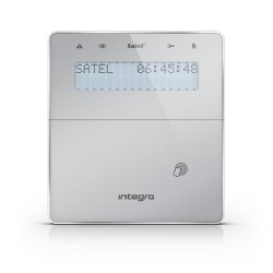 Satel Integra Funk-Bedienteil, integrierter Leser, silber - INT-KWRL-SSW - 1