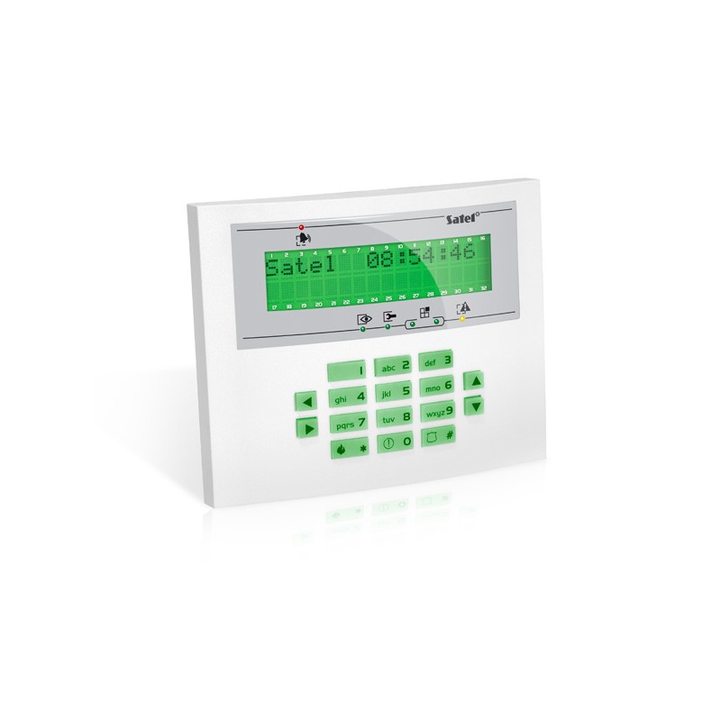 Integra control panel with backlight green - INT-KLCDL-GR - 1