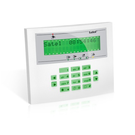 Integra control panel with backlight green - INT-KLCDL-GR - 1