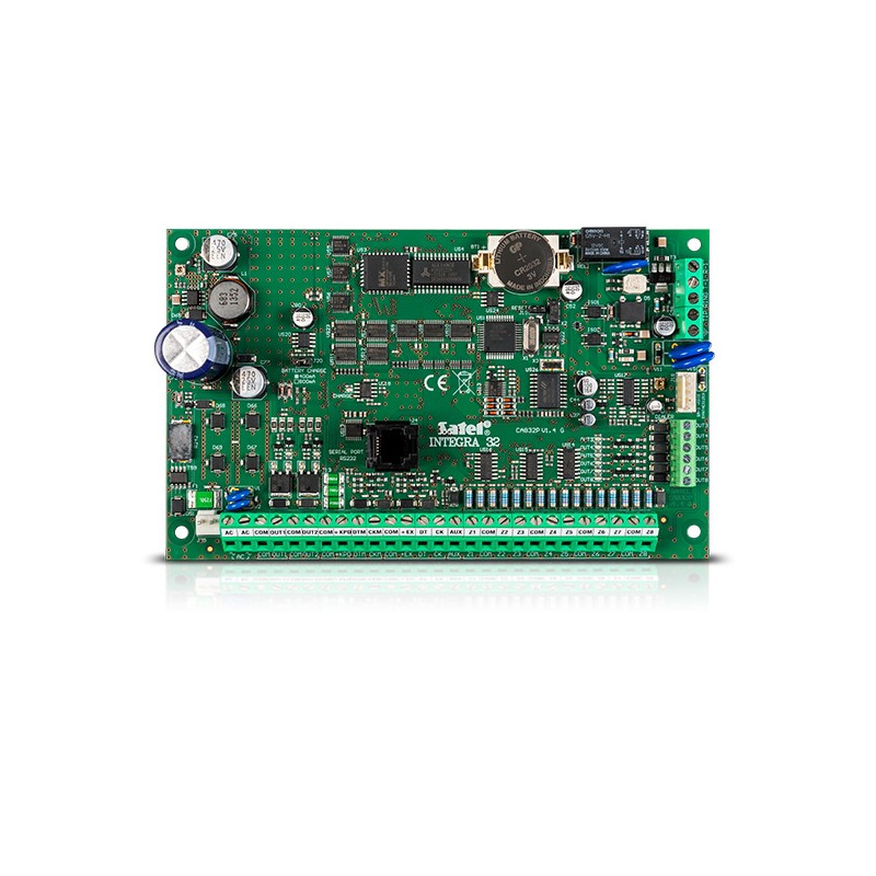Integra Alarmzentrale, Hauptplatine bis 32 Linien