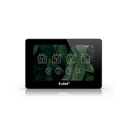 Satel Bedienteil, 7" Touchscreen, schwarz - INT-TSH2-B - 1