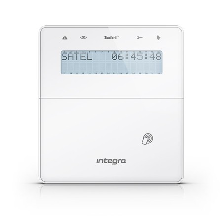 Integra control panel with reader, white - INT-KLFR-W - 1