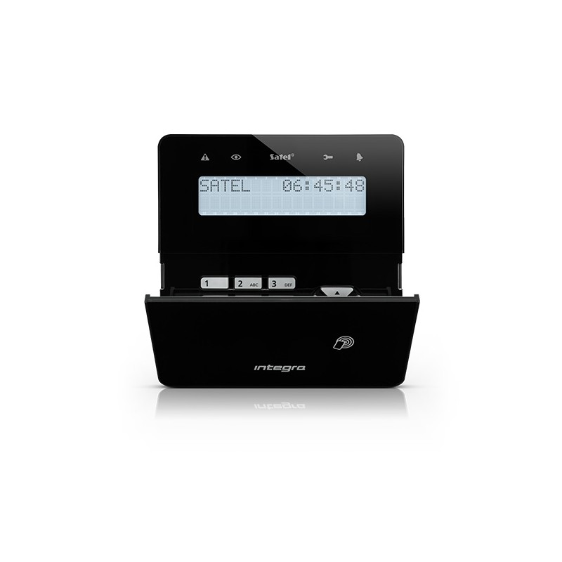 Integra control panel with reader, black - INT-KLFR-B - 2