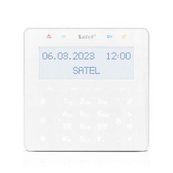 Control panel white with display, touch keypad w. Mifare reader - INT-KSG2R-W - 1