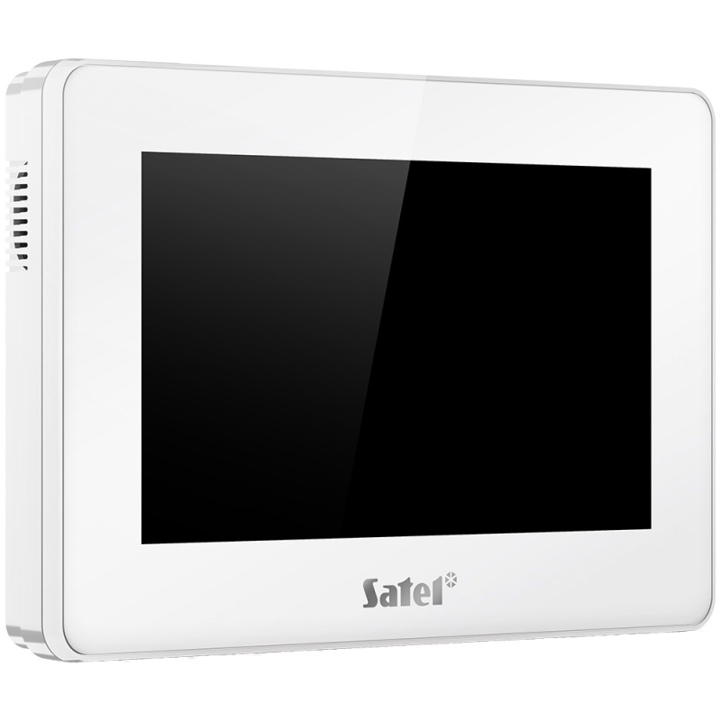 7" Touch-Screen-Bedienteil m. Mifare Leser, TFT-Display, weiß