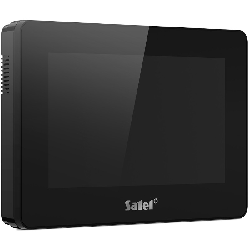 7" Touch-Screen-Bedienteil m. Mifare Leser, TFT-Display, schwarz