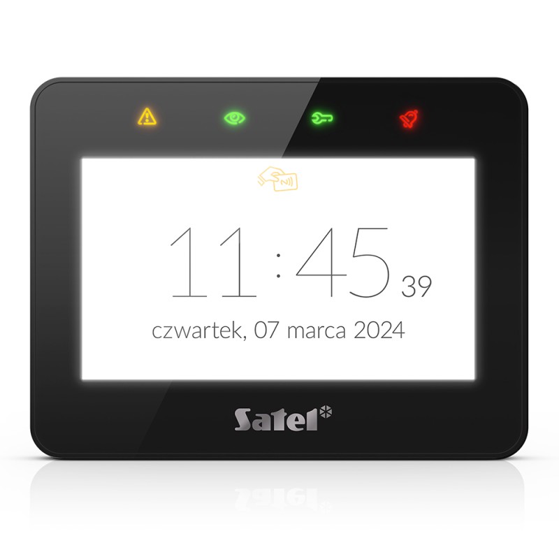 Control panel, black - INT-TSG2R-B - 3