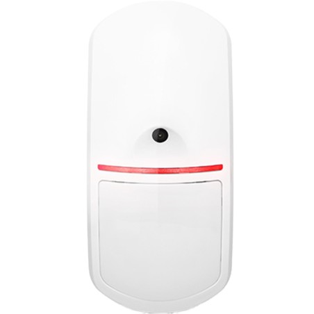 BeWave Funk-PIR-Melder mit Kamera, 15 m x 24 m, 90°, 868 MHz, weiß