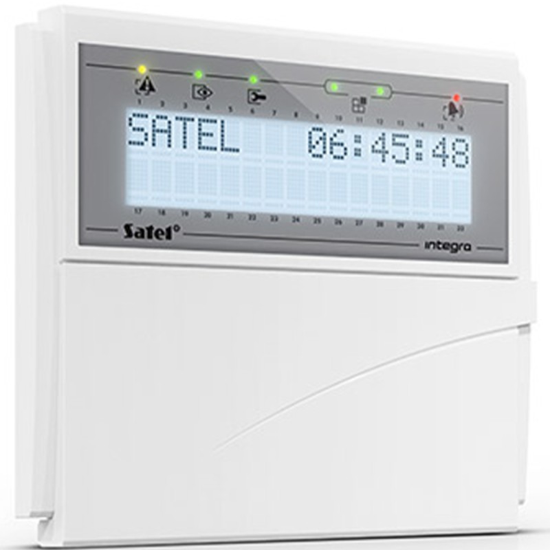 Integra control panel with backlight white - INT-KLCD-W - 1