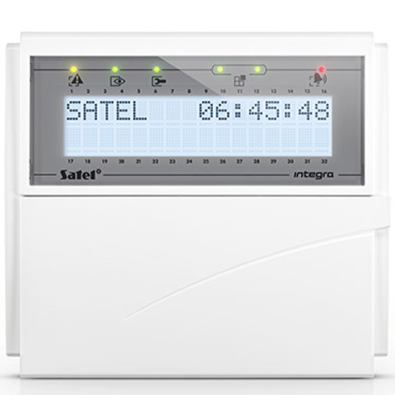 Integra control panel with backlight white - INT-KLCD-W - 2