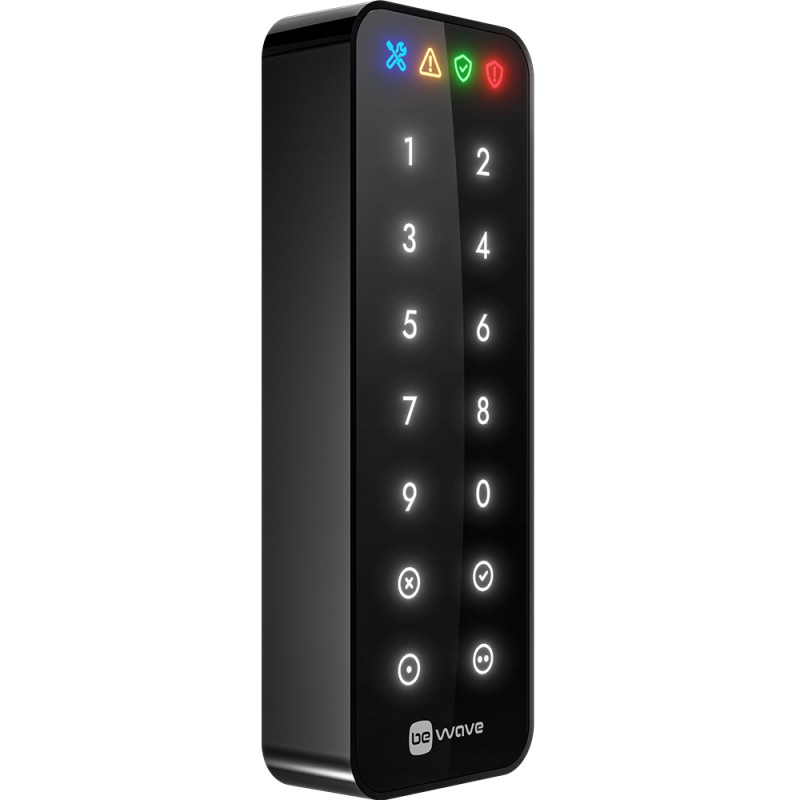BeWave wireless code keypad, 868 - 868.6 MHz, black - AKP-200-B - 1