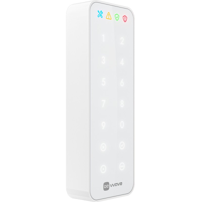 BeWave Funk-Codetastatur, 868 - 868,6 MHz, weiß