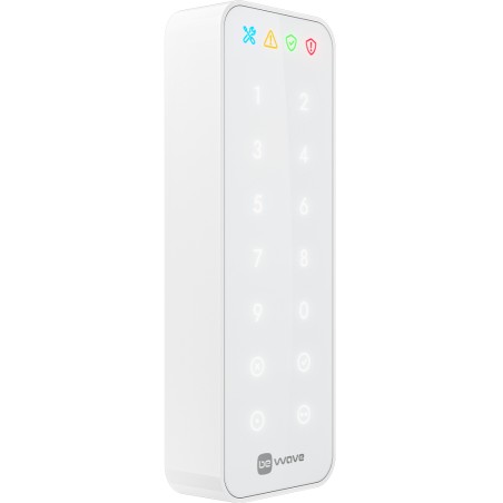 BeWave Funk-Codetastatur, 868 - 868,6 MHz, weiß
