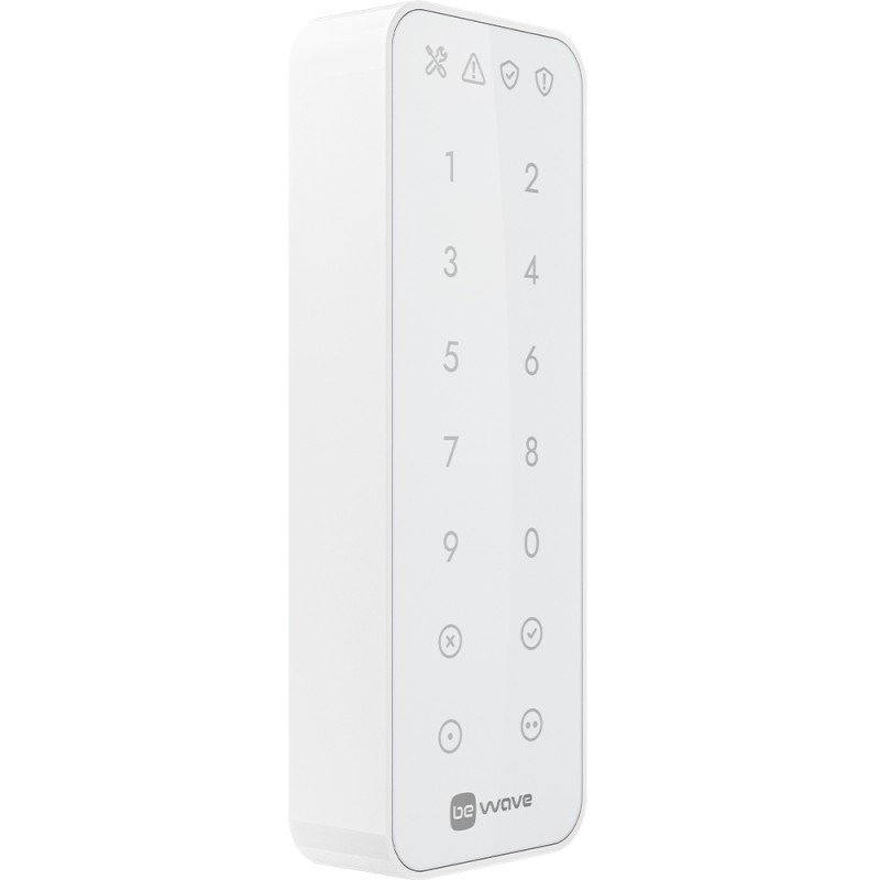 BeWave Funk-Codetastatur, 868 - 868,6 MHz, weiß