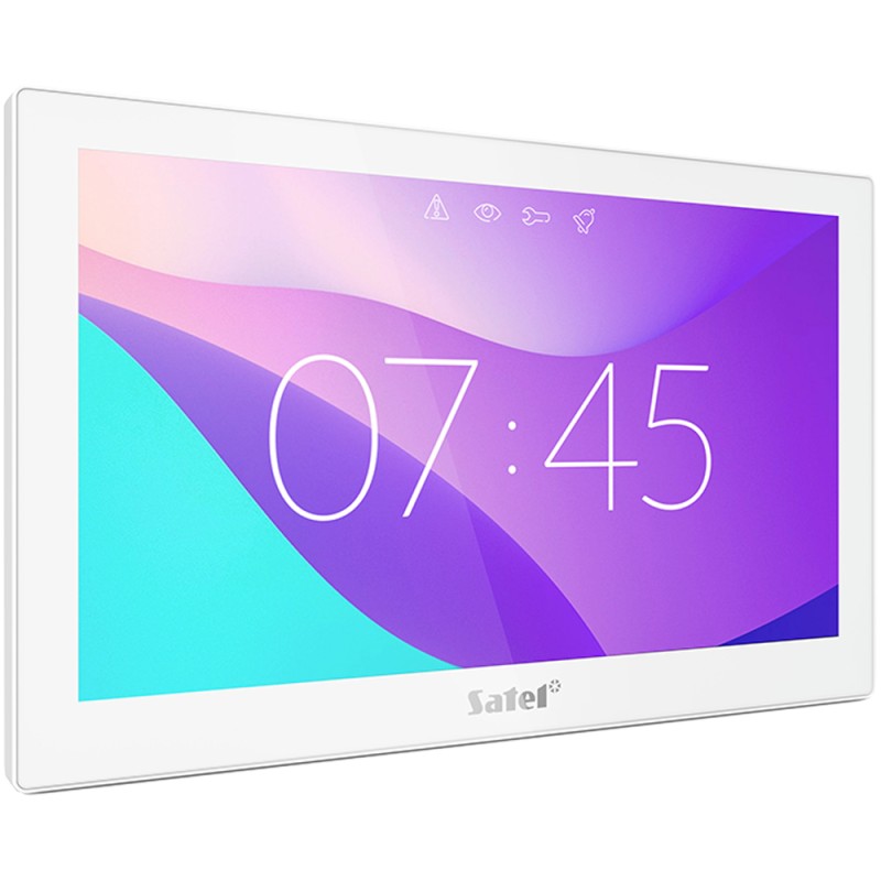 10" Touch-Screen-Bedienteil, TFT-Display, weiß