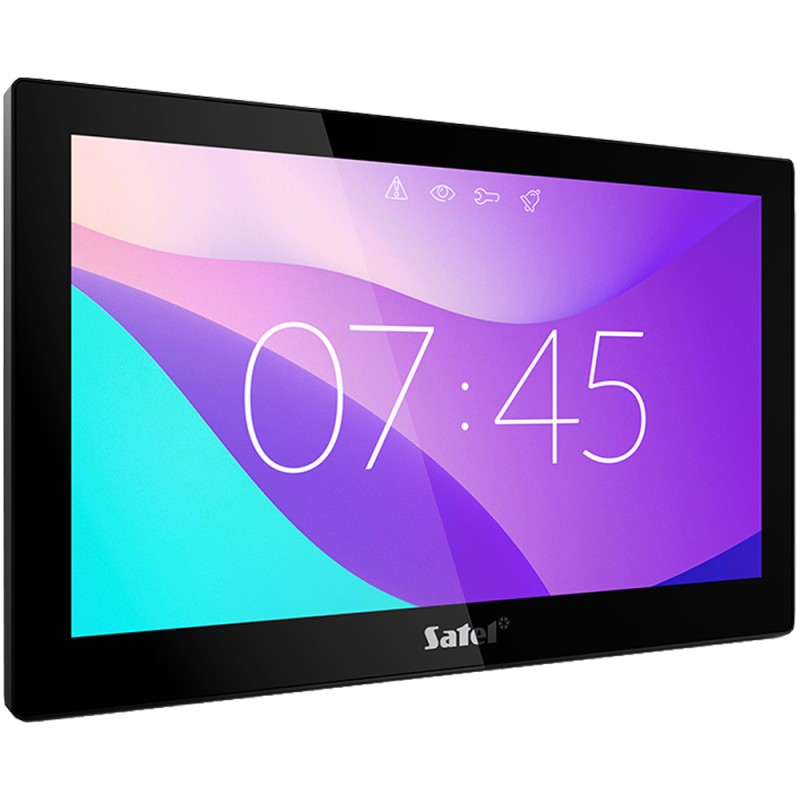 10" touch screen control panel, TFT display, black - INT-TSH210-B - 3