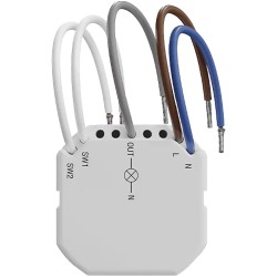 BeWave Funk-Dimmer, 2 Eingänge, 868 -868,6 MHz, weiß, Unterputz, Aufputz - ADC-200 - 1