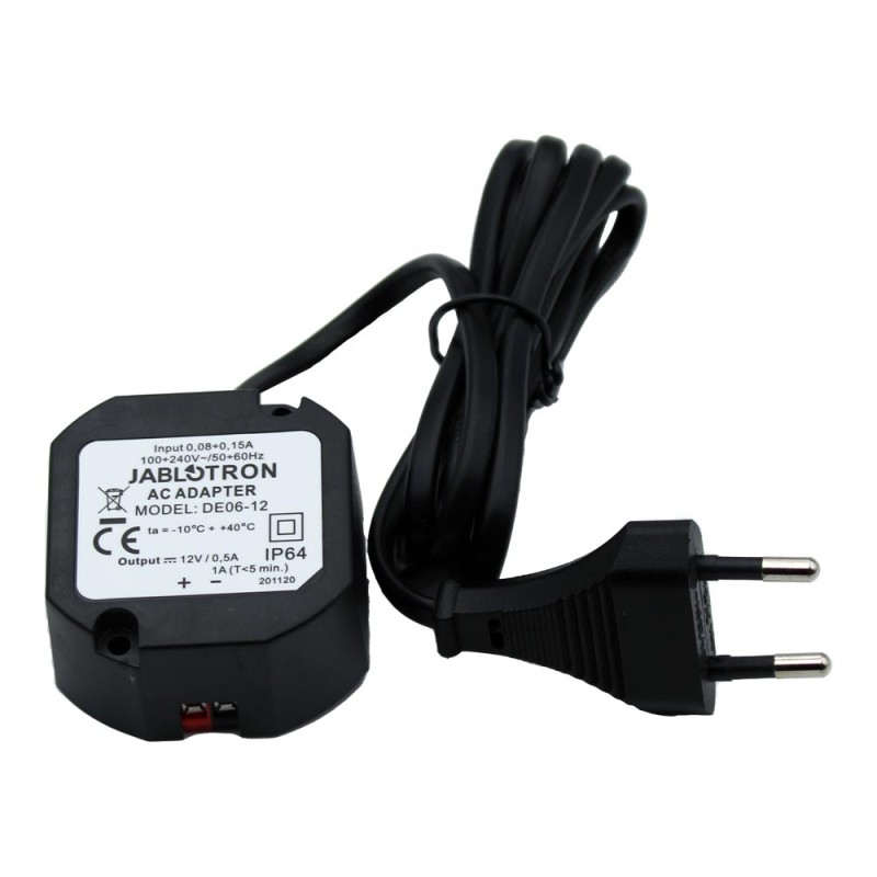 Built-in replacement power supply 12VDC/500mA for AJA-JA-152/JA-154 - DE06-12 - 1