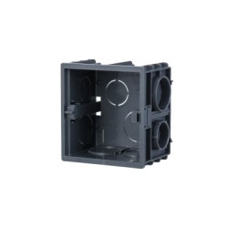 Flush-mounted mounting box, red - DE-86Box - 1