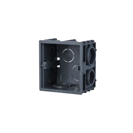 Flush-mounted mounting box, red - DE-86Box - 1