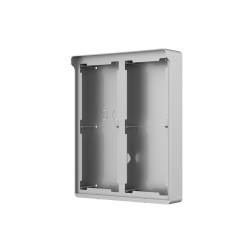 Dahua surface-mounted mounting box, for 2 x 3 modules, with rain cover, metal, IP65, silver