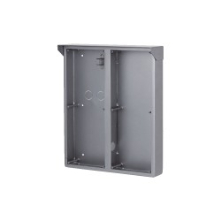 Dahua surface-mounted mounting box, for 2 x 3 modules, with rain cover, metal, silver