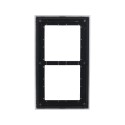 Dahua frame, for 2 modules, black