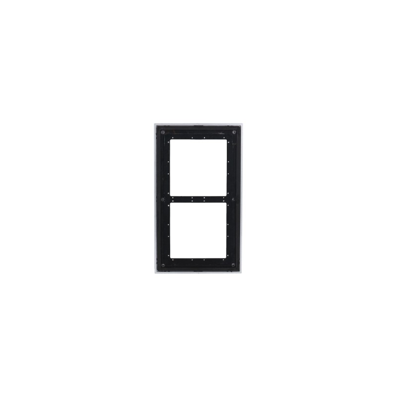 Dahua frame, for 2 modules, black