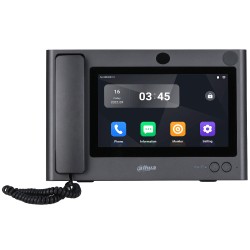 Dahua intercom central unit, 10" TFT touch screen, black - DHI-VTS5A40B - 1