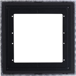 Dahua frame, for 1 module, silver