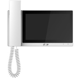 Dahua 7" IP WLAN monitor, TFT touch screen, with handset, white - DHI-VTH5421EW-H - 1