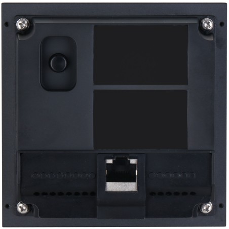 2-Draht-IP-Video-Türsprechstelle, 2 MP, IP65, IK07, schwarz, ohne Logo