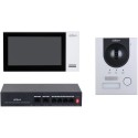 Dahua IP video intercom set, 2 MP, 7" TFT touch screen, IP65, IK07, surface-mounted - DHI-KTP01L(S)/DHI-VTO2201F-P-S2/DHI-VTH242