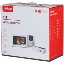 Dahua 2-Draht-Video-Gegensprechanlagen-Set, 2 MP, 7" TFT-Touch-Screen, IP65, IK07, Aufputz