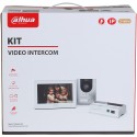 Dahua 2-Draht-Video-Gegensprechanlagen-Set, 2 MP, 7" TFT-Touch-Screen, IP65, IK07, Aufputz