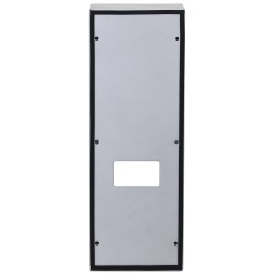 Surface mounting box, with rain cover, metal, silver - VTM57R - 1