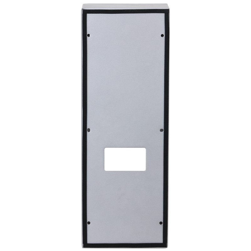 Surface mounting box, with rain cover, metal, silver - VTM57R - 1