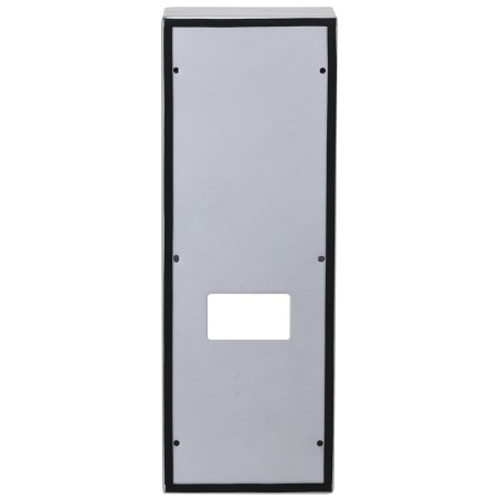 Surface mounting box, with rain cover, metal, silver - VTM57R - 1