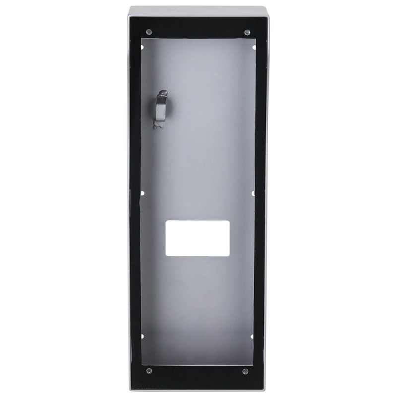 Surface mounting box, with rain cover, metal, silver - VTM57R - 2