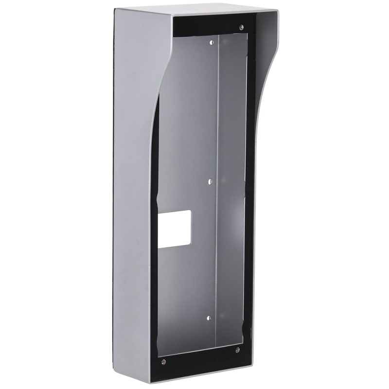 Surface mounting box, with rain cover, metal, silver - VTM57R - 3